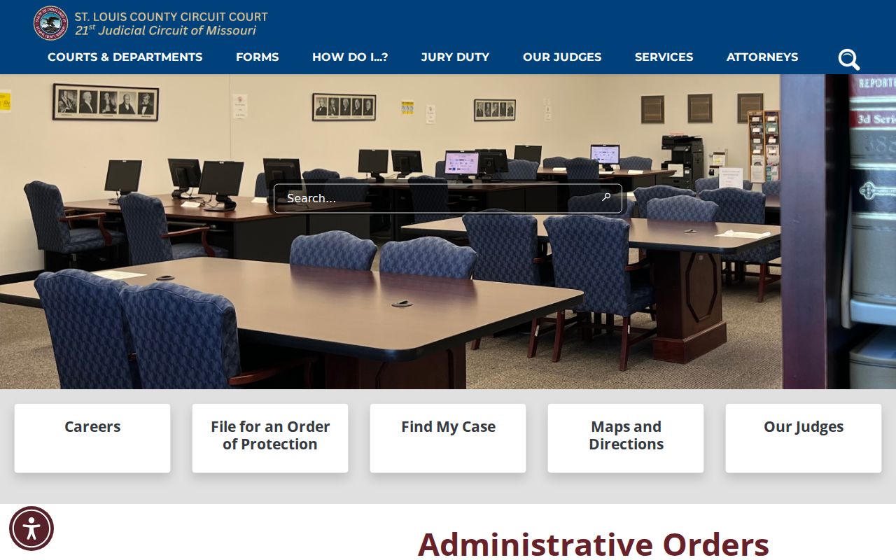 St. Louis County criminal court cases official 21st Judicial Circuit website